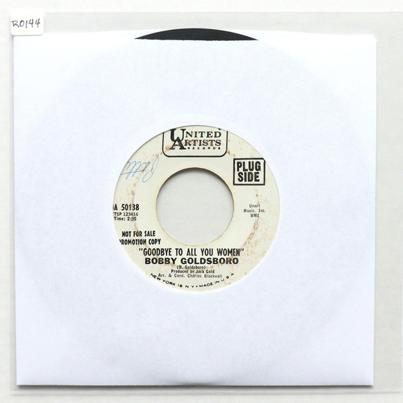 Bobby Goldsboro – Goodbye To All You Women / Abilene 45 Vinyl 7" Single UA-50138 - Picture 9 of 9